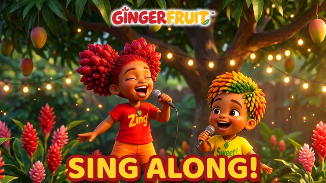 Ginger-O and Mang-O singing under the mango tree.